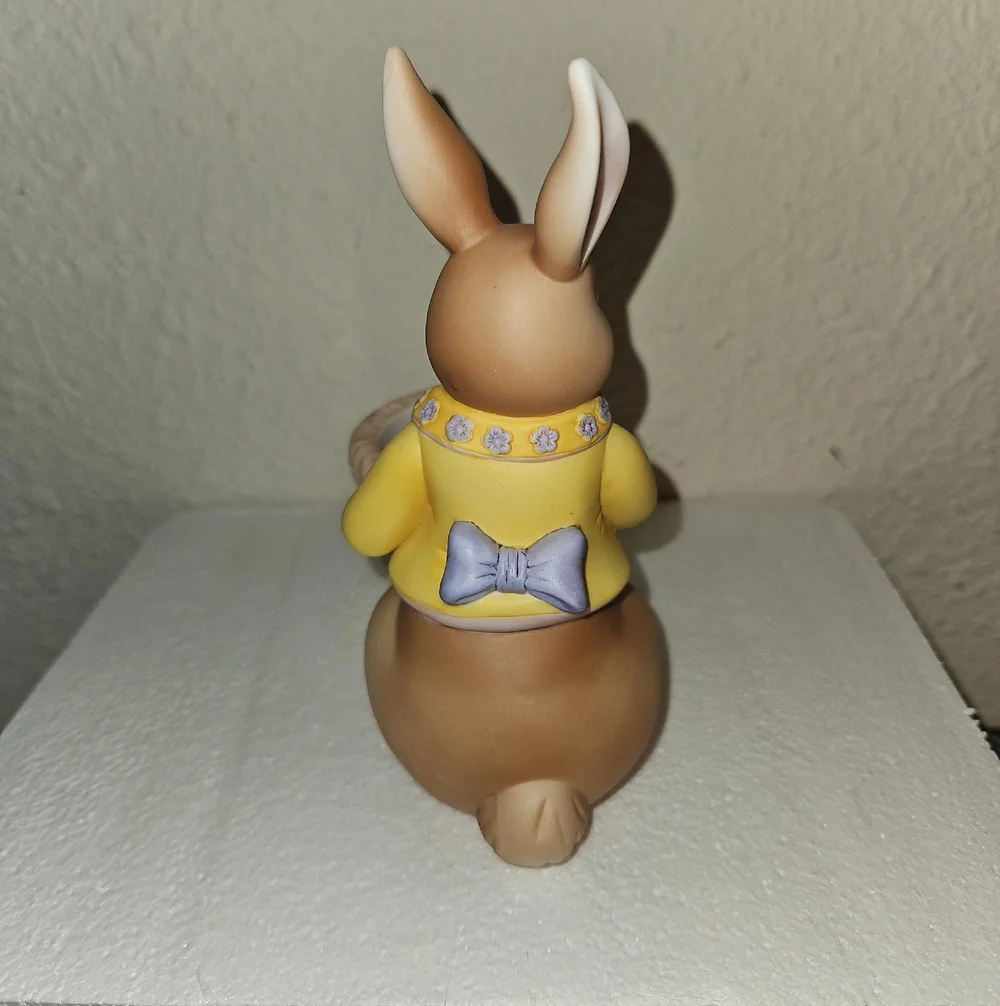 PartyLite Easter Bunny Bertie & Bea Votive Candle Holder Holiday Table Decor Set - Picture 6 of 13